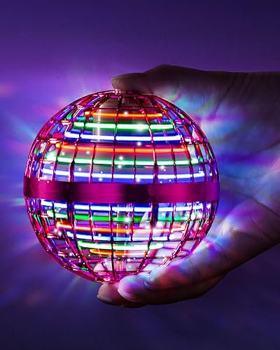 owlrun 2024 Modified Flying Orb Ball Toys for Boys Cosmic Globe Floating Ball Soaring Boomerang Hover Ball Mini Drone Flying Spinner Cool Kids Toys Birthday Gifts for Boys Girls 6 7 8 9 10+