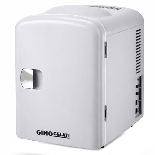 Syntrox Germany Mini Kühlschrank Slab Warmhaltebox + Kühlbox, 12V Zigarettenanzünder Kühlschrank, Mobiles Kühlgerät, 4 Liter Kühlschrank, Niedriges Betriebsgeräusch, Einfach zu reinigen