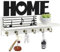 Bibykivn Porte Clef Mural Bois à 6 Crochets - HOME Décoration Boîte à Clés Vintage, Boite a Clefs Murale avec Étagère de Rangement pour Rangement Des Clés et Courrier à L'entrée (Blanc Vintage)
