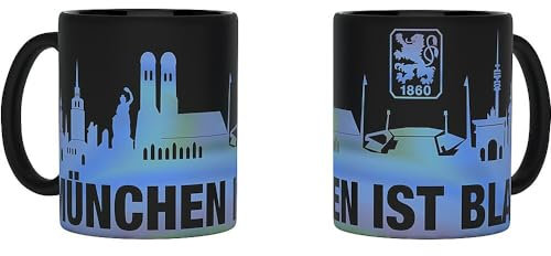 TSV 1860 München Tasse Becher Kaffeetasse ** Metallic Skyline **