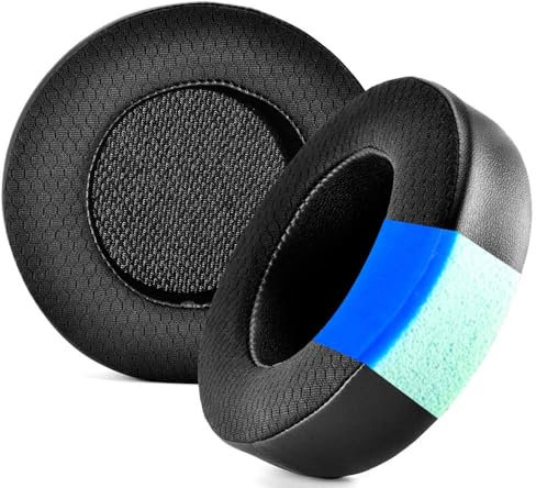 HoneTeek Ear Pads Replacement for Corsair Virtuoso RGB Wireless XT SE Gaming Headset,Earpads Cushions with High-Density Memory Foam & Premium Fabric, Sound Isolation | Black