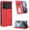 BellaCase Xiaomi Poco X6 Pro Coque [Étui Portefeuille] [Fonction Support] [Slots pour Cartes] [Couverture à Rabat Magnétique] Compatible avec Le Smartphone Xiaomi Poco X6 Pro(Rouge)