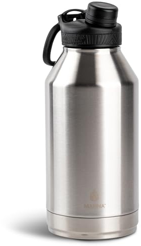 Manna Saratoga Doppelwandige isolierte Edelstahlflasche, 1,8 l, Edelstahl