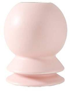 CONGRUI Set di piccoli vasi in ceramica per soggiorno, decorazione creativa floreale, decorazione creativa a vento (rosa)