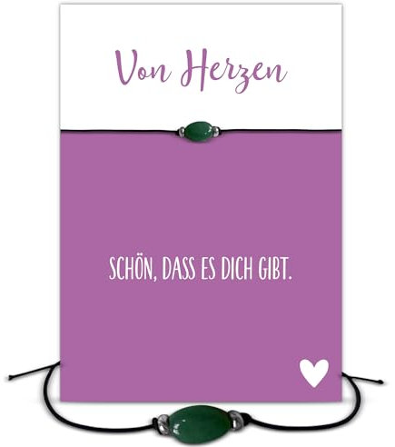 Glücksschmiedin – Edelstein Armband mit Jade & Silberperlen – Heilstein für Lebensfreude & Kreativität – Geschenk-Set mit Wunschkarte – Handgefertigt in Deutschland