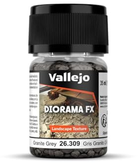 Vallejo AV Diorama FX 35 ml, Landschaftsstrukturen, Granitgrau, 2–5 mm