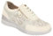 Chums Ladies Dr Keller Punchwork Trainer – Wide E Fit Lace-Up Shoe with Side Zip & Lightweight Design Beige 6