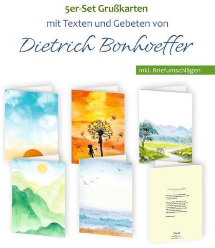 5er-Set Grußkarten »Dietrich Bonhoeffer«