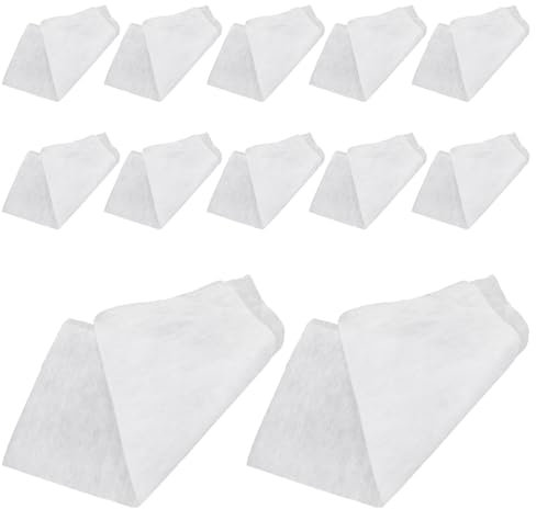 Vaguelly 12pcs High-Temperature Range Hood Filter Paper Oil Absorbing Kitchen Extractor Fan Grease Filters Activated Charcoal Stove Vent for Home Cooking