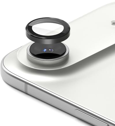 Ringke Protection Caméra Protecteur iPhone Air Verre Trempé | [2 Pack] Camera Lens Frame Glass, Protection Objectif, Verre Cadre en Aluminium, Résistant aux Rayures, Caméra Protecteur