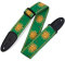 Levy's 2 inch Sun Design Jacquard Weave with Leather Back - Green