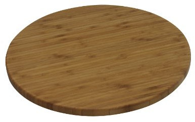 Kesper 50449 Dreh- und Servierplatte Bambus 35 cm, 3 cm Höhe