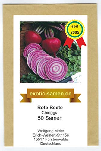 Rote Beete - Bete – Rübe - Beta vulgaris subsp. vulgaris – Chioggia - 50 Samen