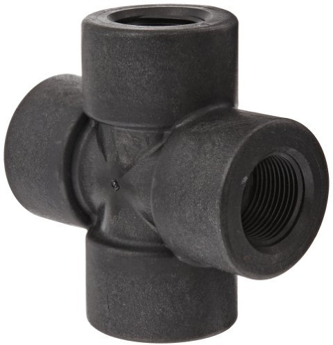 Banjo CR075 Polypropylene Pipe Fitting, Cross, Schedule 80, 3/4 NPT Female
