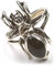 Drachensilber Spinne Ring mit Fach 925 Silber Giftring Gothicschmuck, Größe 56