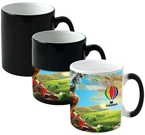 1 X PERSONALISED HEAT CHANGING MAGIC CUSTOM GIFT MUG YOUR IMAGE PHOTO LOGO AND TEXT