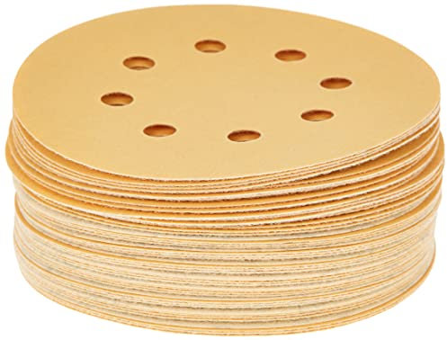 Bosch Professional Bosch Pro Schleifblatt für Exzenterschleifer Holz und Farbe (50 Stück, Ø 125 mm, Körnung 220, C470), Beige, 2608621001