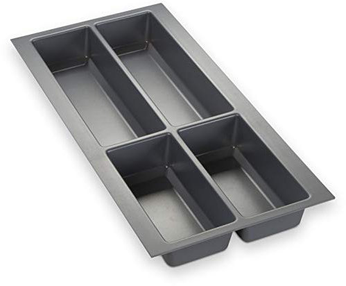 Orga-Box® IV UNIVERSAL Besteckeinsatz Besteckkasten silbergrau für 30er Schublade (473,5 x 226 mm)