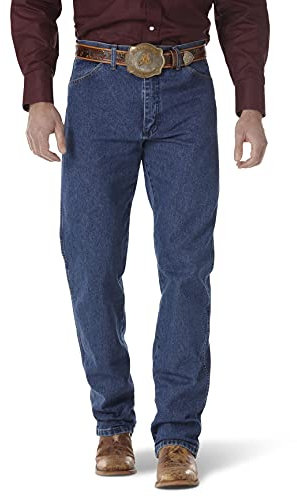 Wrangler - Jeans da uomo Stonewashed 36W x 36L