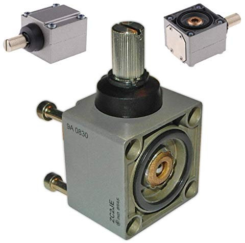 Telemecanique OsiSense XC - Rotary Limit Switch Head CW and CCW Switch Actuation, Lateral Approach, Double Direction, Metal, ZC2JE01