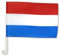 Autofahne Autoflagge Niederlande 30 x 45 cm