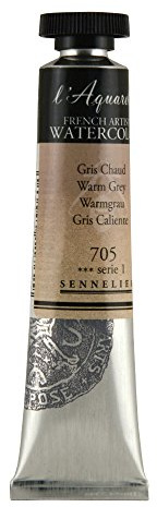 Sennelier Watercolour 21ml Tube S1 - Warm Grey (705)