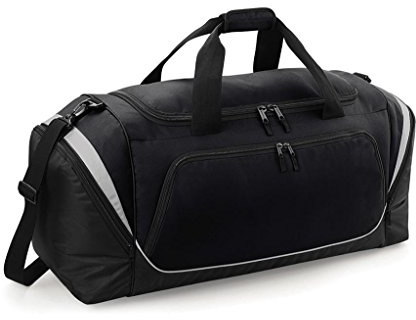 Quadra Pro Team Jumbo Kit Bag Rucksack, für Erwachsene, Unisex, Schwarz/Hellgrau (Mehrfarbig), Einheitsgröße