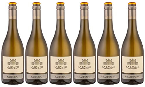 La Baume Saint Paul - Chardonnay Weißwein aus Frankeich (6 x 0, 75 l)