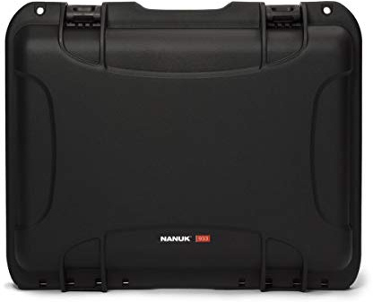 Nanuk 933 Wasserdichter Hartschalenkoffer, leer, Schwarz