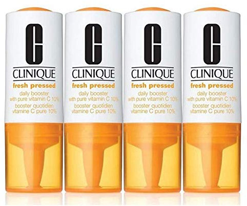 Clinique Fresh Pressed Daily Moisturiser Booster With Pure Vitamin C | Brightening + Retexturing For All Skin Types, 34 ml
