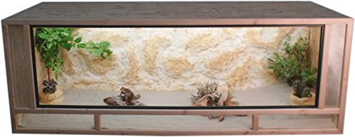 OSB Terrarium - Holzterrarium - Front aus massiven Fichtenhholzrahmen - Made In Germany !! (80x40x40cm)