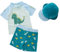 amiyan Kinder Jungen Badeanzug Bademode Schwimmbekleidung Uv-Schutz Dinosaurier Bade-Set mit Hut 100 2-3 Jahre