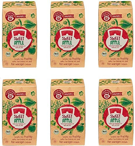Teekanne Organic Bio Sweet Apple, 6er Pack (6 x 50 g)