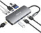 MOKiN USB C Adapters for MacBook Pro/Air,Mac Dongle with 3 USB Port,USB C to HDMI, USB C to RJ45 Ethernet, 9 in 1 USB C to HDMI Adapter,100W Pd Charging, USB C to SD/TF Card Reader USB C Hub