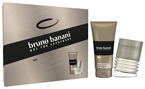 bruno banani Man Premium Geschenkset – Belebendes Eau de Toilette und Duschgel mit aromatisch-orientalischem Duft – Für den modernen Mann – 1 x 30 ml & 1 x 50 ml