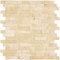 Mosaico in pietra naturale di travertino beige autoadesivo per pareti, rivestimento per pareti in piastrelle di cucina