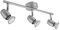 SEESEER LED Deckenleuchte, Schwenkbar, LED Deckenstrahler, 3- Flammig, inkl. 3 x 3W GU10 LED Leuchtmittel, Warmweiß Lichtfarbe, Spotbalken, Deckenlampe, Deckenspot