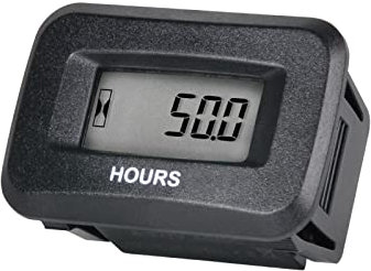 Yooreal Indicatore del contaore di manutenzione digitale OEM, Volt CC 5 V-60 V, funziona su vari trattori ZTR/tosaerba a scoppio spazzaneve trattorino idropulitrice