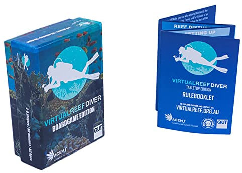 Half-Monster Games Virtual Reef Diver: Tabletop Edition. Lernkartenspiel - Alter 6 +, 2-8 Spieler, 30 min Spiel spielen