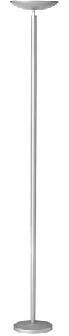 Unilux First LED Deckenfluter, neigbare Lichtschale, metallgrau