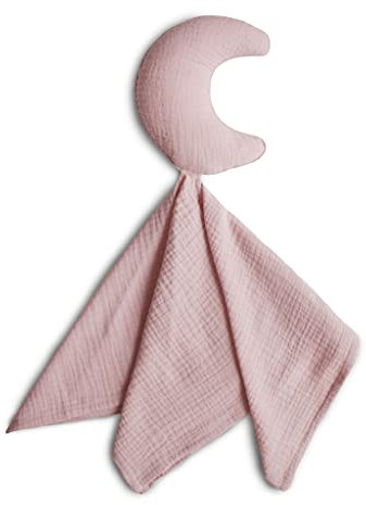 mushie Schnuffeltuch Mond-Design | Schmusetücher, Ideal zum Schlafen und Spielen | Sicherheitsdecke für Jungen und Mädchen (Primrose)