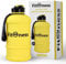Fitoness große Wasserflasche – 1,3 Liter Wasserflasche mit hochwertigem, auslaufsicherem Deckel, BPAfreies Material mit Markierungen zur Verfolgung der Wasseraufnahme, ideal für Kinder, Schule,