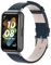 Axcellent Armband Kompatibel mit Huawei Band 7 für Frauen und Männer, Leder Sport Armband Ersatz Wristband für Huawei Band 7 Smart Watch