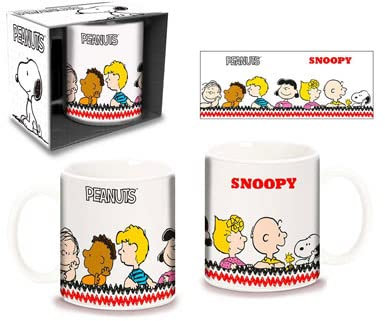 empireposter Peanuts - Friends - Tasse Keramik Kaffeebecher - Ø8,5 H9,5cm
