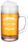 Pichet à mesurer avec Motif gravé - Verre à bière 1000 ML - Personnalisé avec nom - Chope à bière Oktoberfest - Classique - Cadeau d'anniversaire - Parfait pour Papa, Grand-père