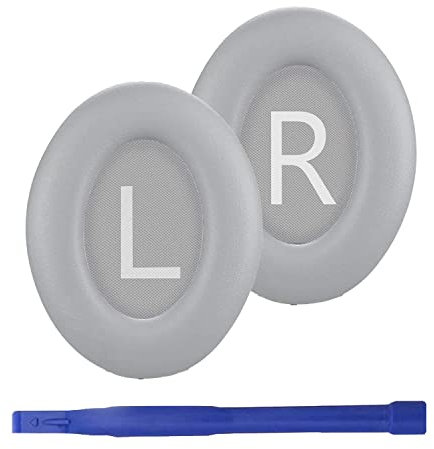 Noise Cancelling 700 Earpads Replacement Ear Pads Protein PU Leather Ear Cushion Compatible with Bose NC700 Noise Cancelling 700 Wireless Bluetooth Headphones （Grey）