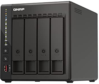 QNAP TS-453E-8G/8TB 4 Bay Dekstop NAS Unit with Seagate IronWolf Drives