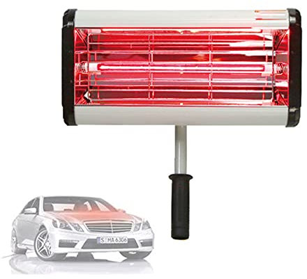 SANFAG Tragbar Lacktrockner Auto Lackierung Werkzeug Infrarotheizung Lampe 220V 110V Infrarot Strahler Autolack Lampe Auto Karosserie Reparatur Lacktrockner,220V