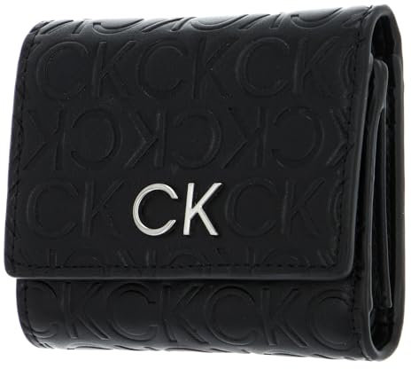 Calvin Klein Re-Lock Trifold XS CK Black