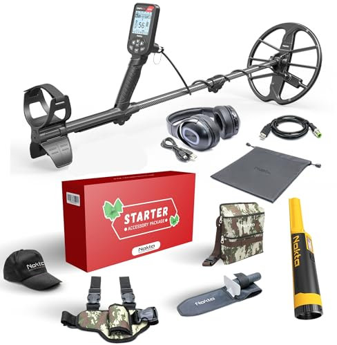 NOKTA DETECTION TECHNOLOGIES Simplex Ultra Metal Detector con Accupoint Pinpointer, include cuffie wireless e pacchetto di accessori di avviamento